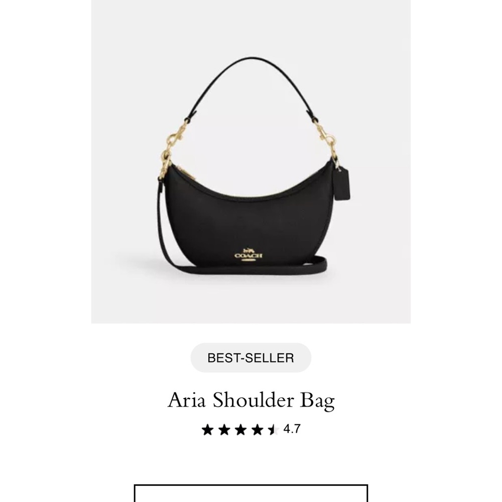 Coach Black Leather purse
